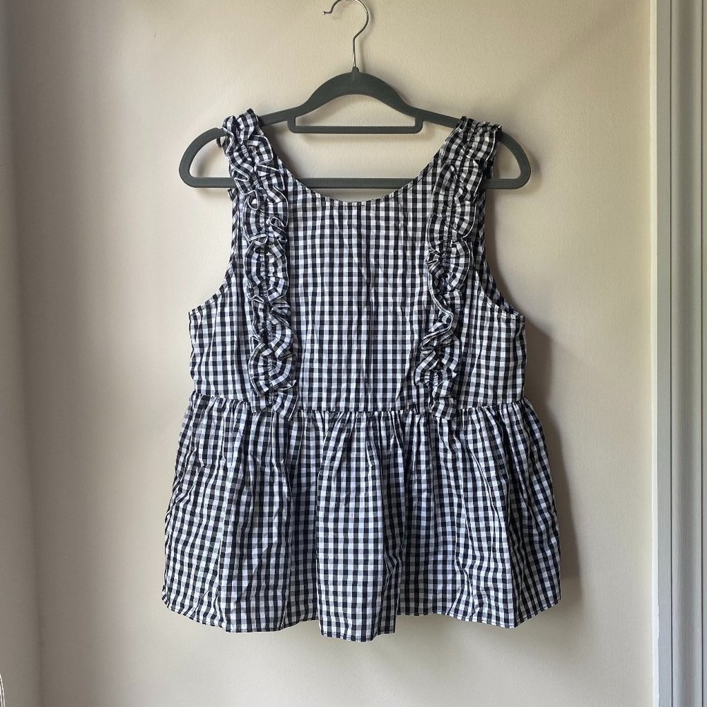 Gingham Babydoll Zara Top